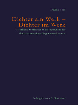 cover image of Dichter am Werk – Dichter im Werk